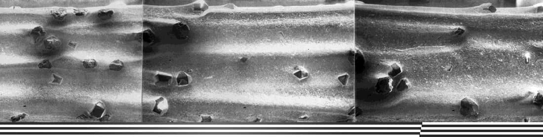 Zenesis patterned diamond technology segment close-up